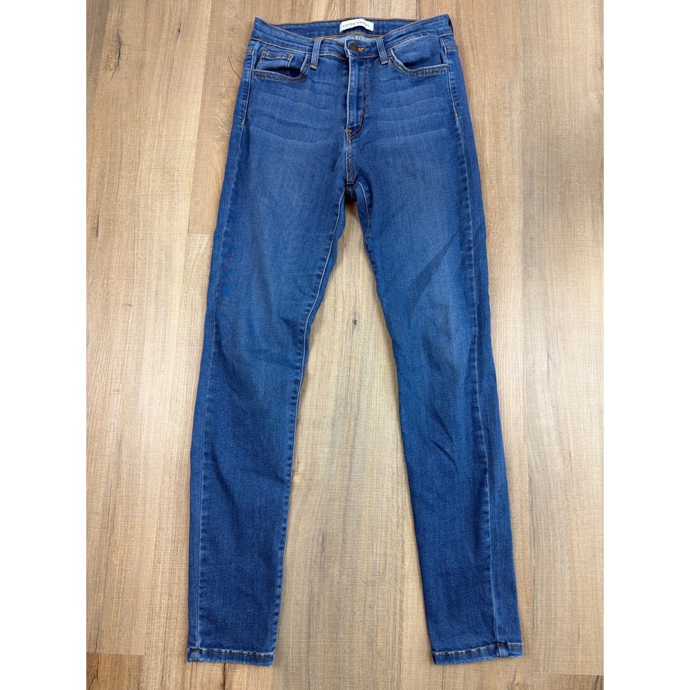 Flying Monkey Womens Skinny Jeans Blue Medium Wash Stretch Denim Size 28 Y1007L